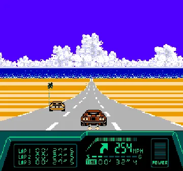 Rad Racer II (USA) screen shot game playing